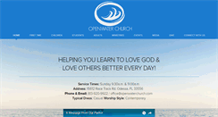 Desktop Screenshot of openwaterchurch.com